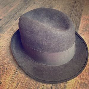 Vintage Men’s Felt Homburg Hat